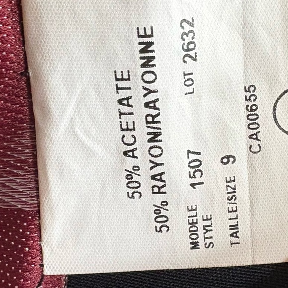 Vintage Scarlet Slip Dress – Size Small - Picture 4 of 7